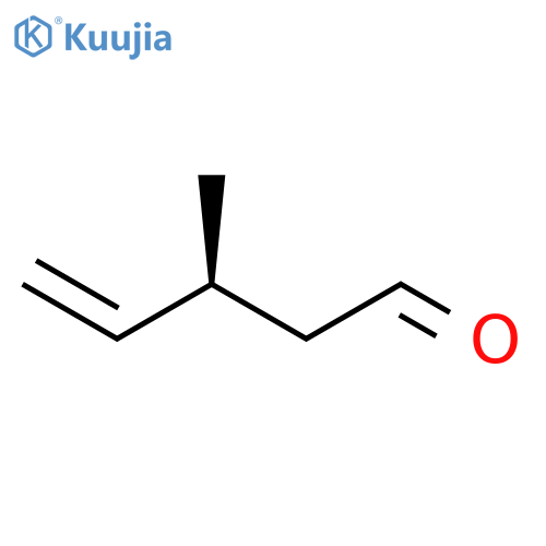 4-Pentenal, 3-methyl-, (S)- structure