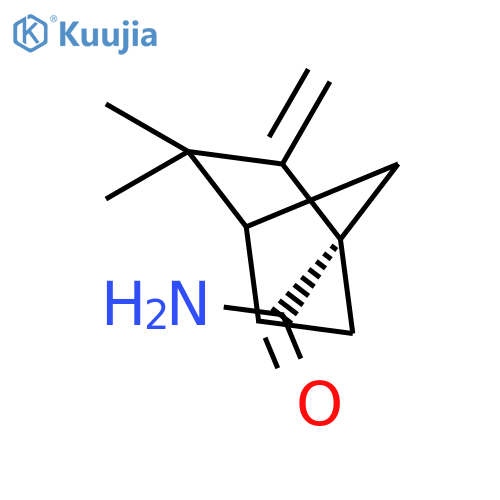 BICYCLO[2.2.1]HEPTANE-1-CARBOXAMIDE, 3,3-DIMETHYL-2-METHYLENE-, (S)- structure
