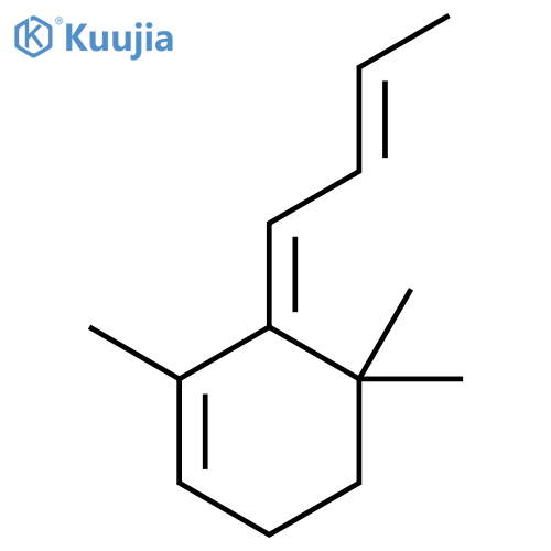Cyclohexene, 6-(2-butenylidene)-1,5,5-trimethyl-, (E,E)- structure