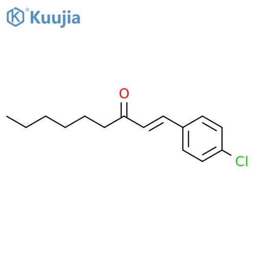 1-(4-chlorophenyl)non-1-en-3-one structure