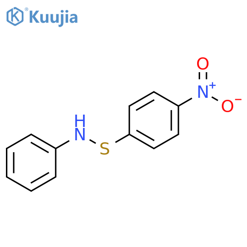 Benzenesulfenamide, 4-nitro-N-phenyl- structure