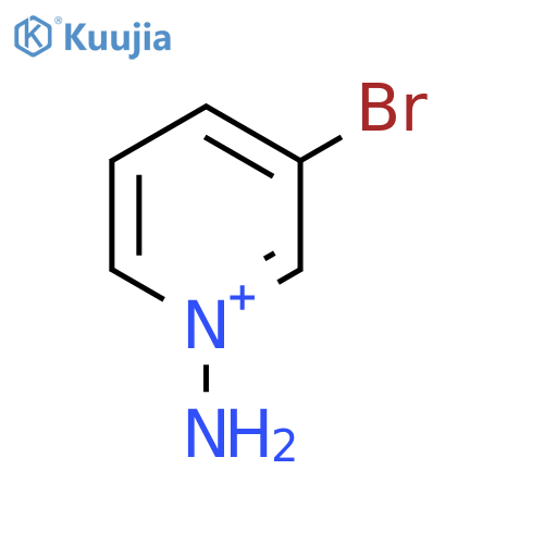 Pyridinium, 1-amino-3-bromo- structure