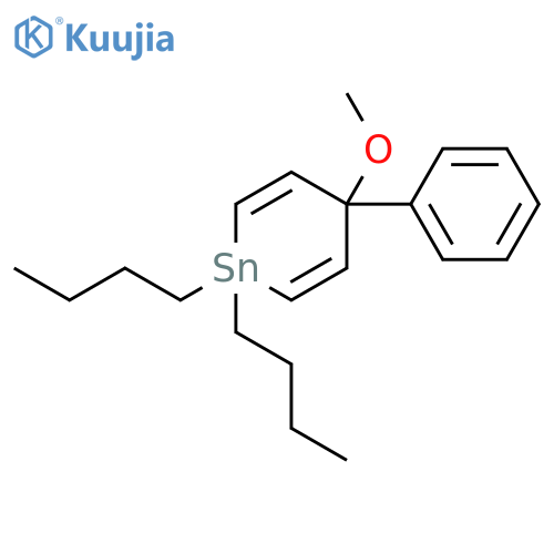 STANNIN, 1,1-DIBUTYL-1,4-DIHYDRO-4-METHOXY-4-PHENYL- structure