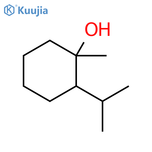 1-Methyl-2-(propan-2-yl)cyclohexan-1-ol structure