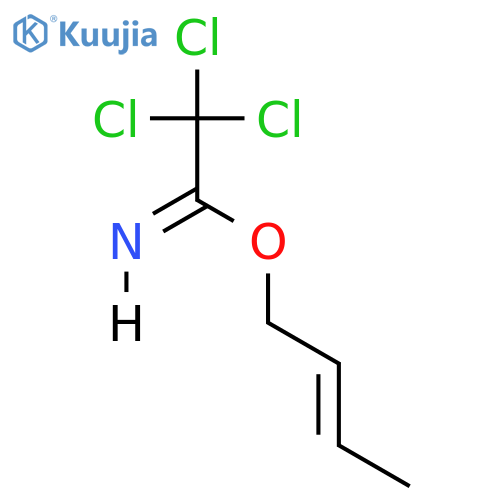 ETHANIMIDIC ACID, 2,2,2-TRICHLORO-, 2-BUTENYL ESTER, (Z)- structure