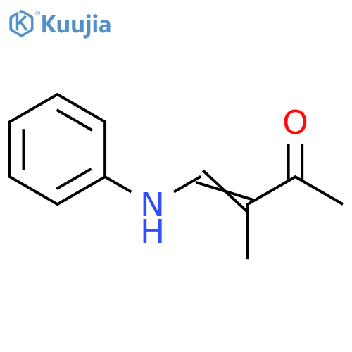 3-Buten-2-one, 3-methyl-4-(phenylamino)- structure