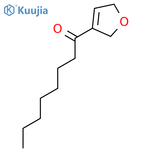 1-OCTANONE, 1-(2,5-DIHYDRO-3-FURANYL)- structure