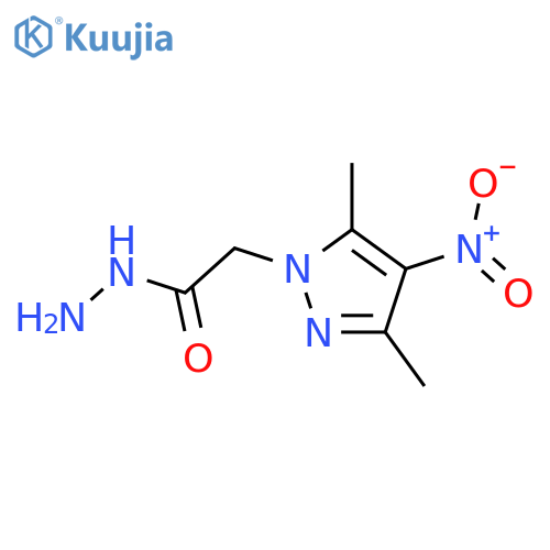 2-(3,5-dimethyl-4-nitro-1H-pyrazol-1-yl)acetohydrazide structure