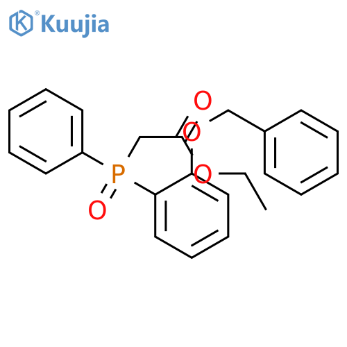 [(2-Benzyloxy-phenyl)-phenyl-phosphinoyl]-acetic acid ethyl ester structure