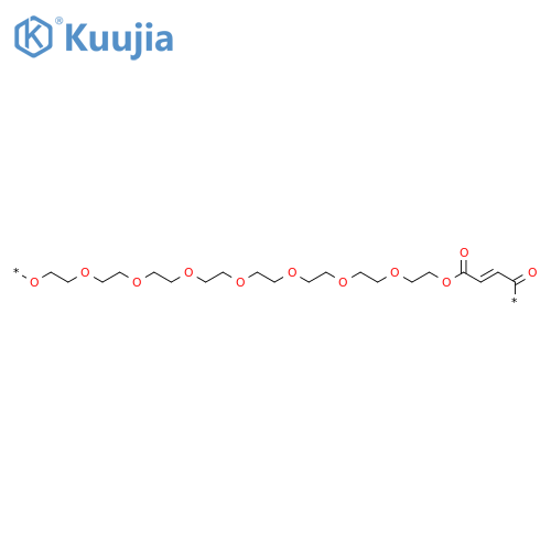 Poly[oxy-3,6,9,12,15,18,21-heptaoxatricosane-1,23-diyloxy[(2E)-1,4-dioxo-2-butene-1,4-diyl]] structure