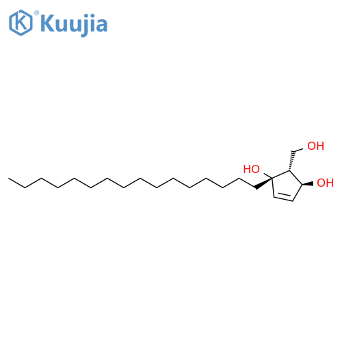 4-CYCLOPENTENE-1,3-DIOL, 1-HEXADECYL-2-(HYDROXYMETHYL)-, (1S,2R,3S)- structure