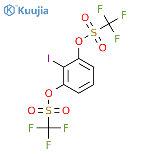 2-Iodo-1,3-phenylene Bis(trifluoromethanesulfonate) structure