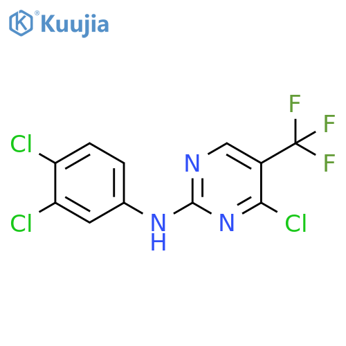 2-Pyrimidinamine, 4-chloro-N-(3,4-dichlorophenyl)-5-(trifluoromethyl)- structure
