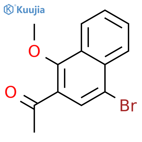 ETHANONE, 1-(4-BROMO-1-METHOXY-2-NAPHTHALENYL)- structure