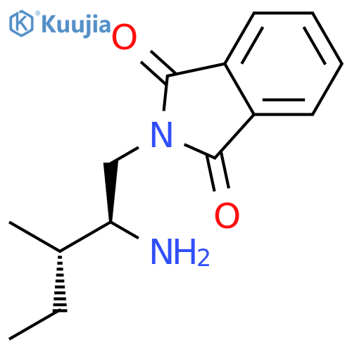 1H-ISOINDOLE-1,3(2H)-DIONE, 2-[(2S,3S)-2-AMINO-3-METHYLPENTYL]- structure