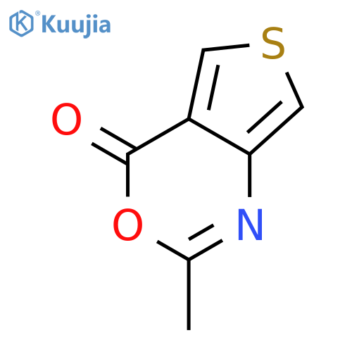 4H-THIENO[3,4-D][1,3]OXAZIN-4-ONE, 2-METHYL- structure