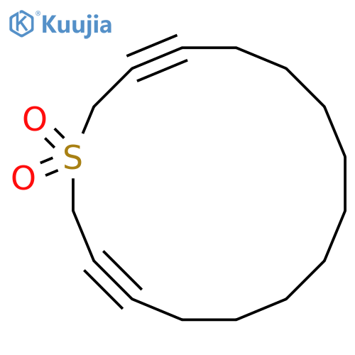 THIACYCLOHEXADECA-3,14-DIYNE, 1,1-DIOXIDE structure