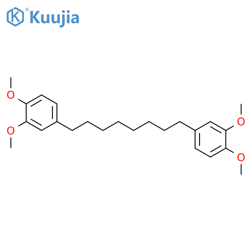 Benzene, 1,1'-(1,8-octanediyl)bis[3,4-dimethoxy- structure