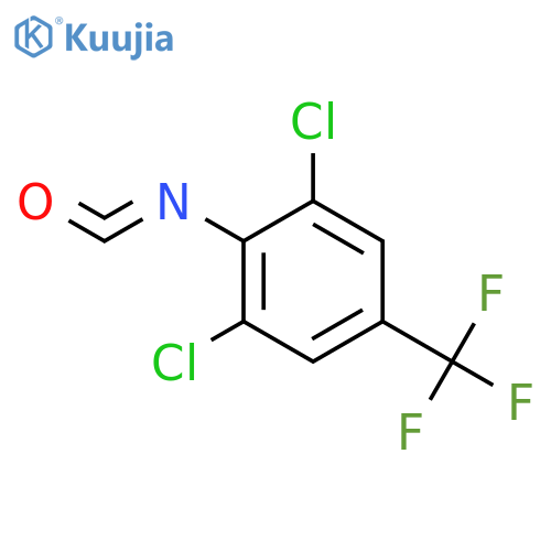 Benzene, 1,3-dichloro-2-isocyanato-5-(trifluoromethyl)- structure