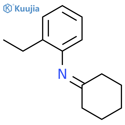 BENZENAMINE, N-CYCLOHEXYLIDENE-2-ETHYL- structure