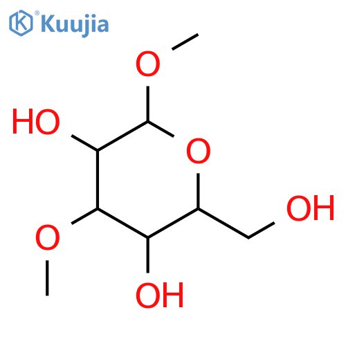 α-D-Glucopyranoside, methyl 3-O-methyl- structure