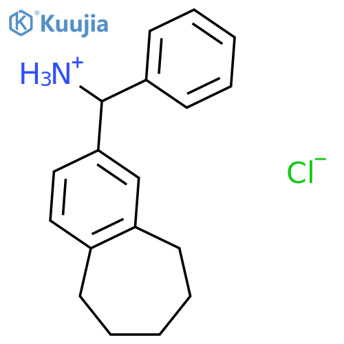 phenyl(6,7,8,9-tetrahydro-5H-benzo[7]annulen-2-yl)methanaminium chloride structure