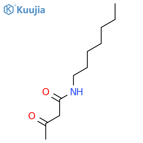 BUTANAMIDE, N-HEPTYL-3-OXO- structure