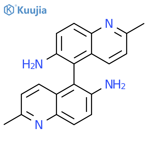 [5,5'-Biquinoline]-6,6'-diamine, 2,2'-dimethyl- structure
