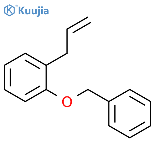 Benzene, 1-(phenylmethoxy)-2-(2-propenyl)- structure