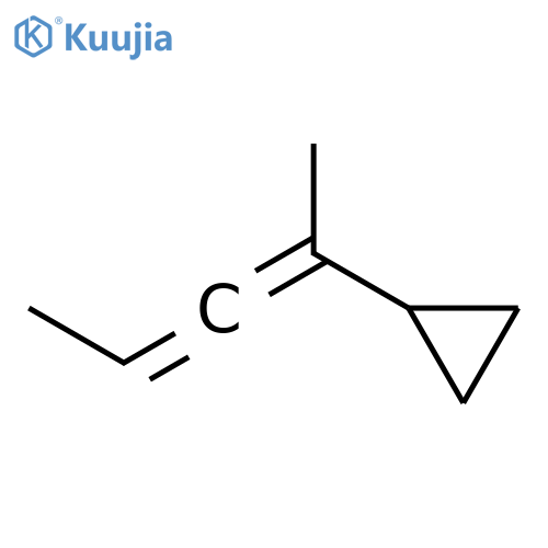Cyclopropane, (1-methyl-1,2-butadienyl)- structure