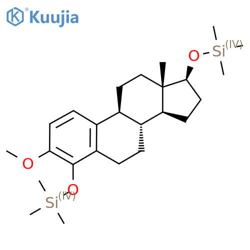 Silane, [[(17beta)-3-methoxyestra-1,3,5(10)-triene-4,7-diyl]bis(oxy)]bis[trimethyl- structure