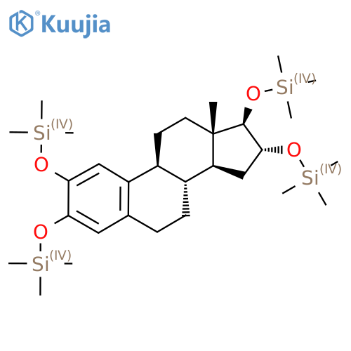 2,3,16,17-Tetrakis[(trimethylsilyl)oxy]estra-1,3,5(10)-triene, (16alpha,17beta)- structure
