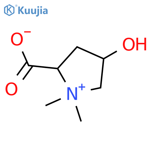 (2S,4R)-4-Hydroxy-1,1-dimethylpyrrolidin-1-ium-2-carboxylate structure