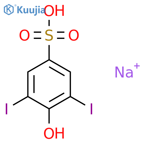 4-Hydroxy-3,5-diiodobenzenesufonic Acid Sodium Salt Hydrate, >95% structure