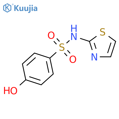 4-Hydroxy-N-(thiazol-2-yl)benzenesulfonamide structure