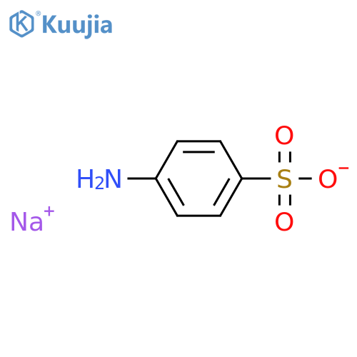 sodium 4-aminobenzene-1-sulfonate structure
