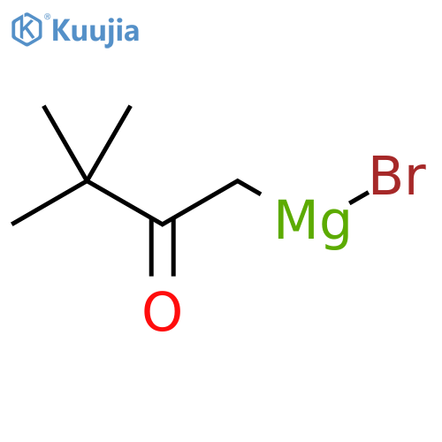Magnesium, bromo(3,3-dimethyl-2-oxobutyl)- structure