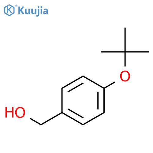 [4-(tert-butoxy)phenyl]methanol structure