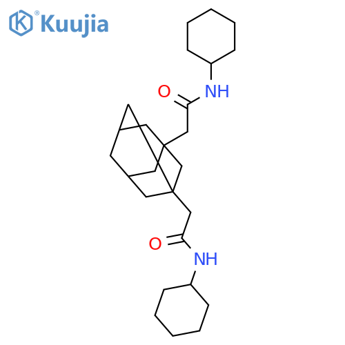 Tricyclo[3.3.1.13,7]decane-1,3-diacetamide, N,N'-dicyclohexyl- structure