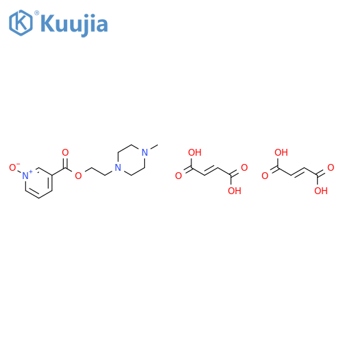 2-(4-methylpiperazin-1-yl)ethyl pyridine-3-carboxylate 1-oxide di[(2Z)-but-2-enedioate] structure