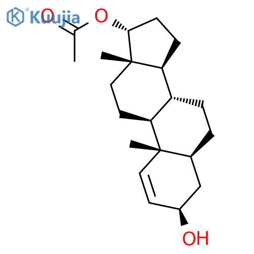 3β-hydroxy-5α-androst-1-en-17β-yl acetate structure