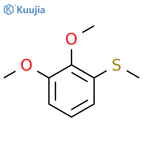 1,2-Dimethoxy-3-(methylthio)-benzene structure