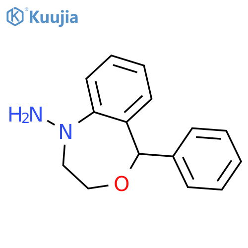 4,1-Benzoxazepin-1(5H)-amine, 2,3-dihydro-5-phenyl- structure