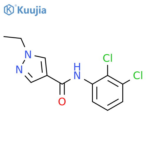 1-Ethyl-1H-pyrazole-4-carboxylic acid (2,3-dichloro-phenyl)-amide structure