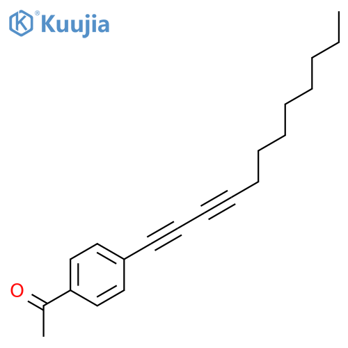 Ethanone, 1-[4-(1,3-dodecadiynyl)phenyl]- structure