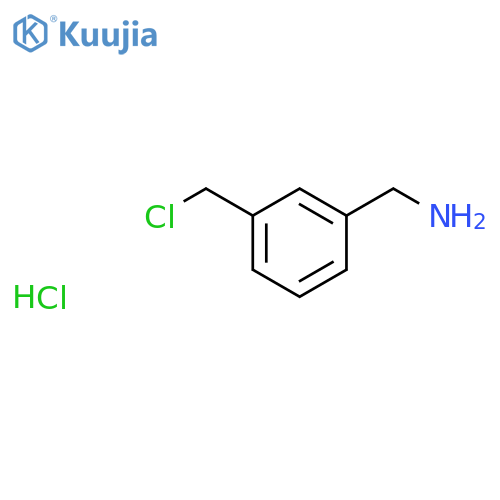 (3-(Chloromethyl)phenyl)methanamine hydrochloride structure