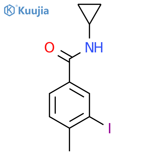 Benzamide, N-cyclopropyl-3-iodo-4-methyl- structure