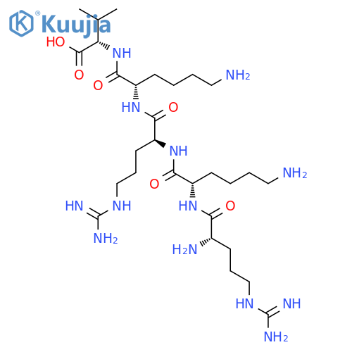 L-Valine, L-arginyl-L-lysyl-L-arginyl-L-lysyl- structure