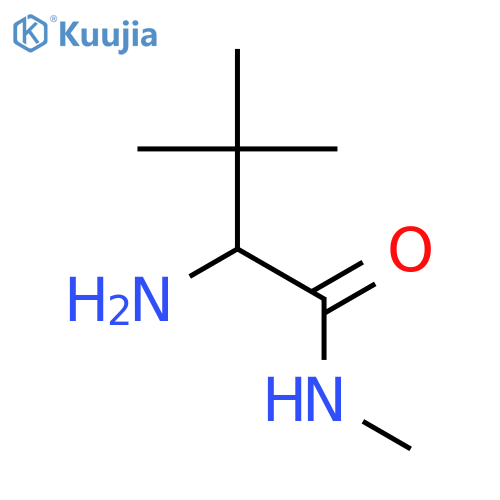 2-amino-N,3,3-trimethylbutanamide structure