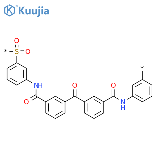 Poly(sulfonyl-1,3-phenyleneiminocarbonyl-1,3-phenylenecarbonyl-1,3-phenylenecarbonylimino-1,3-phenylene) structure